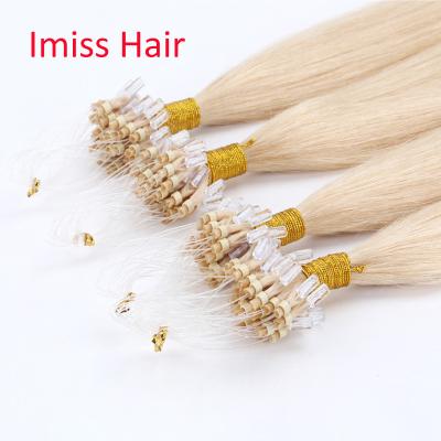 China Strong Double Machine Alibaba Hair Weft Supplier Colored Micro Ring Hair Extension In Sale Micro Remy Micro Loop Hair Extensions for sale