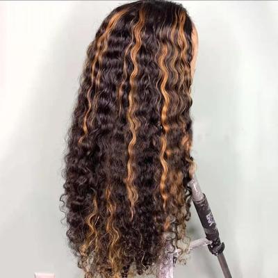 China 2020 Hot Sale Wholesale Jerry Curl Cuticle Aligned Virgin Hair 360 Lace Frontal Wig for sale