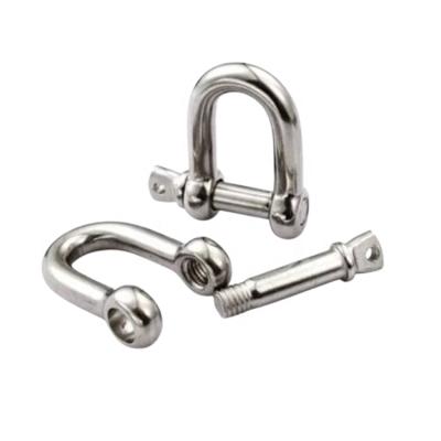 China Heavy Industry 316 Stainless Steel D Shackle for sale