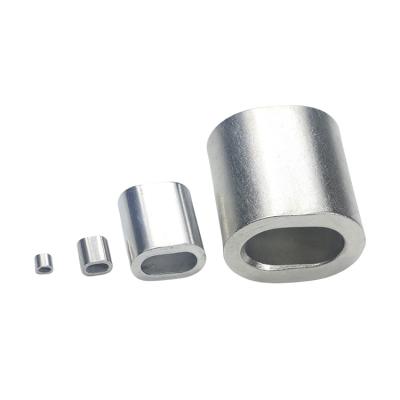 China Pitch 1/32-3/4 Inch 316 Stainless Steel Cable Ferrule Wire Rope Sling Crimp Sleeve for sale