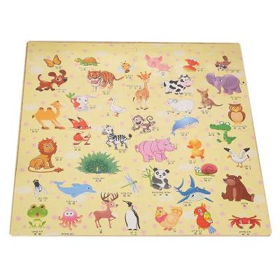 China Multicolor Safe Non-Toxic Eco-friendly EVA Foam Baby Play Puzzle Mat Waterproof Silicone Baby Play Mat, Folding Game Kids Play Mat for sale