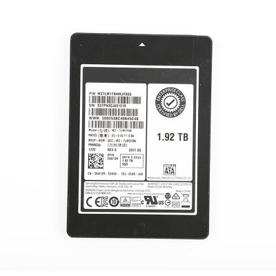 China Original Hard Drive PM863a 9W12R MZ7LM1T9HMJP0D3 2.5inch SFF 1.92TB 6Gb/S SATA RI SSD Server Server SSD for Samsung/Dell for sale