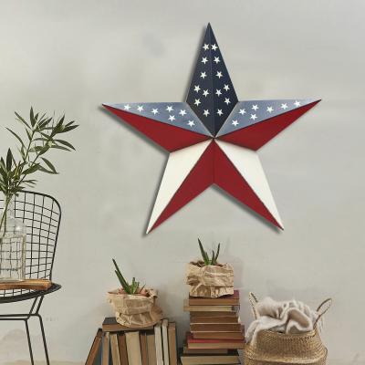 China Transitional Colorful Star Wall Art Wall Decor Metal for sale