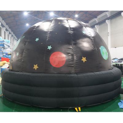 China inflatable movie tent black inflatable planetarium tent inflatable tent for sale