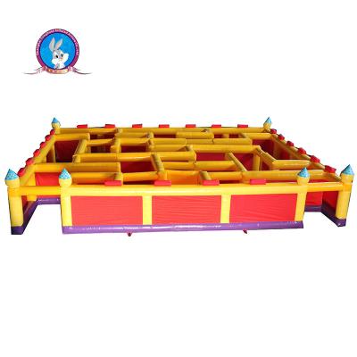 China Inflatable maze Amusement Park Playground Customized Color Outdoor Playground for sale