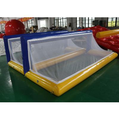 China inflatable goal post inflatable water polo goal inflatable 0.9mm water toy for sale