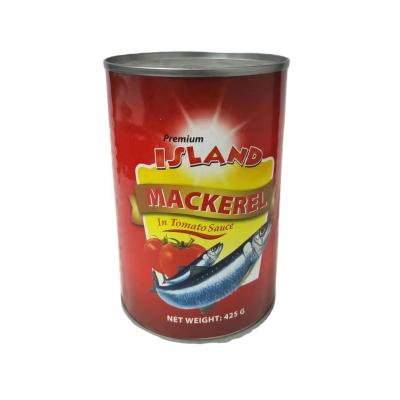 China Canned Canned Mackerel (Scomber Scombrus) in Tomato Sauce 425GX24TIN for sale