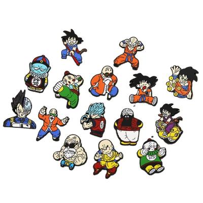 China Wholesale America Ready To Ship Metal Lapel Badge Anime Dragon Ball z Soft Enamel Bulk Pin for sale