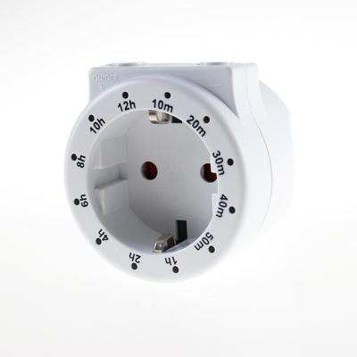 China EU Plug 12H Germany Plug Kitchen Countdown Timer Adapter Timer Switch Safety Assured for sale