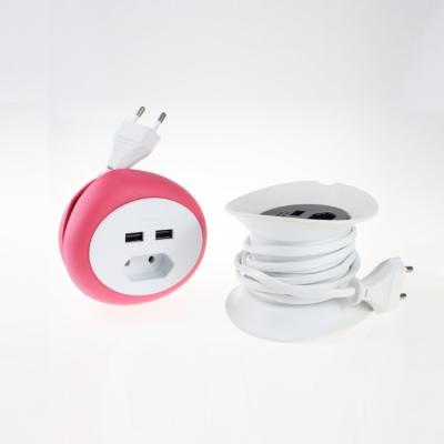 China TYPE F Factory Manufacture Various Extension Cord Travel EU Power Strip for sale