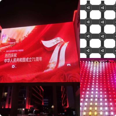 China H2020-3Leds RGB LED Pixel Matrix Foldable for Media Facade Lighting for sale