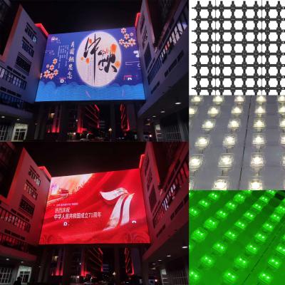 China Animation Led Mesh Screen Video Display Curtain IP65 10mm Pixel Pitch for sale