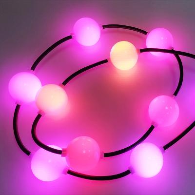 China Tri Color Led Pixel Ball Light For Outdoor Christmas Party Decoration for sale