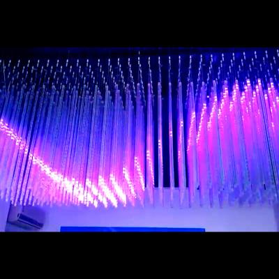 China Bars KTV Hotels RGB 3D Meteor Tube Lights 360° Viewing Angle  3D meteor tube for sale