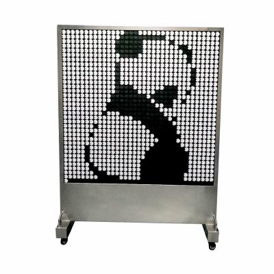 China Matrix Control Chip DMX Flip Dot Display 8x8 Indoor Bicolor for Huge Chip Stage for sale