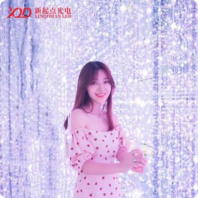 China 3D Pixel LED Light 360 ° Full Color Waterproof 3535 LED Beads 3D Crystal Lamp for sale