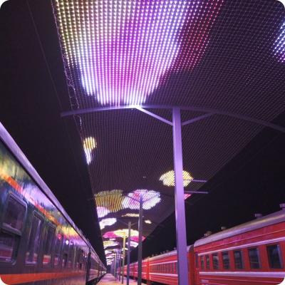 China Waterproof Full-Color LED Grid Screen for Intelligent Street and Building Lighting for sale