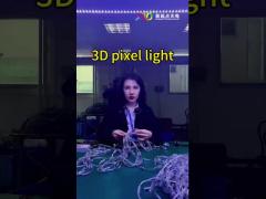 Full Color RGB 3D Pixel LED Crystal Lamp Interactive For Decoration