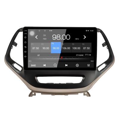 China GPS For 2015-2019 Jeep Cherokee Car Radio With 10 Inch 2g+16g Multimedia Player Stereo Gps Radio Android 10.1 Radio for sale