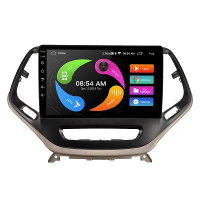 China Android 10.1 Support Android 10.1 Car Radio Player GPS Navigation Multi Touch Screen High Definition 10 Inch For Jeep Cherokee 2015-2019 for sale