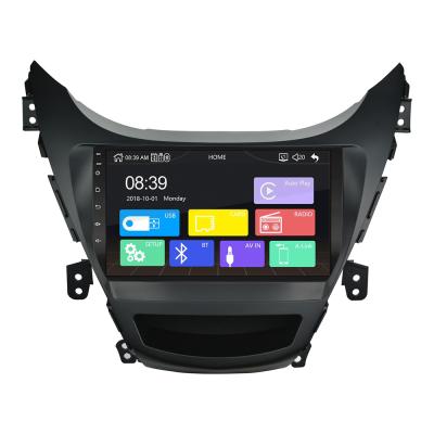 China GPS Android 11 System VCR 9-Inch Car High Definition 1280x720 Touch Screen Radio Player For Hyundai Elantra 2011-2014 for sale