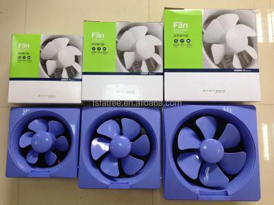 China 6/8/10/12 Inch Kitchen Ventilation Wall Mounted Exhaust Fan Small Size Home Plastic Bathroom Full Set for sale