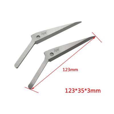 China Factory 123 Mask Machine Scissors Head Scissors High Speed ​​Steel Blade Steel Blade Full Automatic M2 Blade Scissors Head for sale