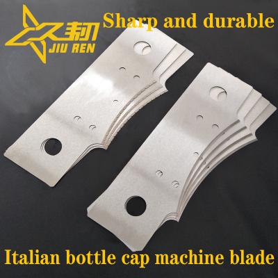 China Garment Shop Beverage Packing Cover Cut Blade Machine Cutter Blade Arc Welding Italian Capping High Speed ​​Steel Blade for sale