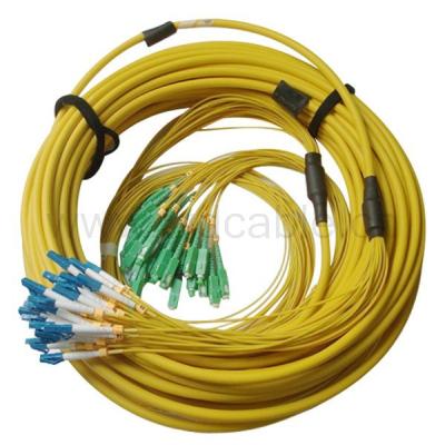 China LC/UPC-SC/UPC Singlemode Fiber Optic Patch 12 Tie LC-SC 12 Fiber for sale