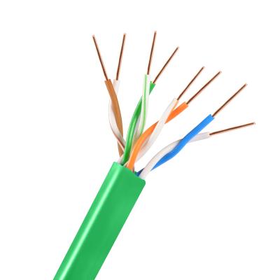 China Computer Network Lan Cat 5E 24Awg 100% Copper Shield Cat5 Bulk Cable 500Ft 1000Ft High Quality FTP Armor Te koop