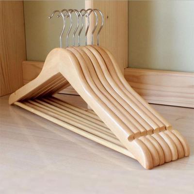 China Moroccan Hot Sale Wooden Sweater Shirt Hanger Garment Use High Quality Wooden Hanger for sale