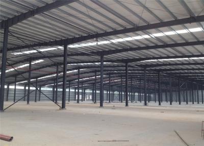 China Assembled Custom Design Warehouse , Prefabricated Light Warehouse Roof Structure for sale