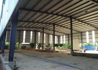 China 120*60*9M DFT 80um Prefabricated Fireproof Steel Structure Warehouse for sale