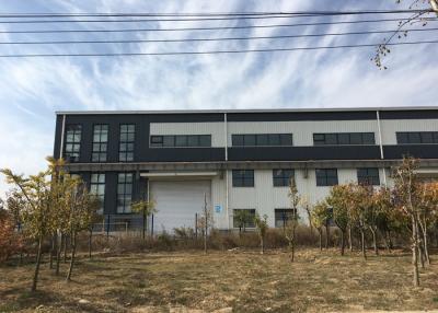 Cina Rivestimento variopinto e tetto di TEKLA Industrial Metal Workshop Building in vendita