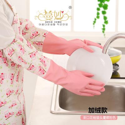 China Household Cleaning Gloves Latex Gloves Scrubber Cleaning Kitchen Bombs Tools Gloves Car Waterproof Pets for sale