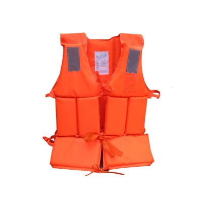 China High Quality Orange Customizable Epe Lifesaving Foam Nylon Durable Life Vest For Water Sports for sale