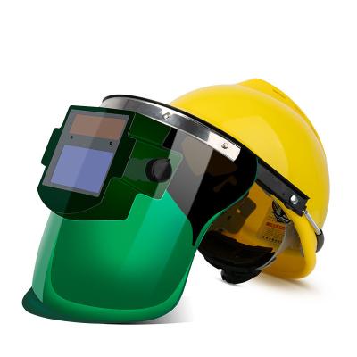 China Welding Head-mounted Yes Auto Darkening Protective Helmet Manufacturers Wholesale for sale