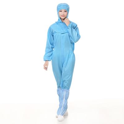 China Factory Anti Static Coverall High Quality Workshop Coverall Anti Static Cleanroom Coverall for sale