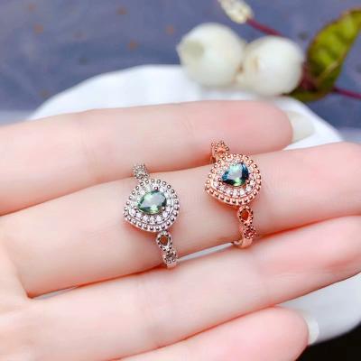 China Beautiful Color 925 Sterling Silver Lady Casual/Sporty Natural Sapphire Ring for sale