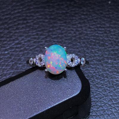 China Natural opal women's RING 925 sterling silver casual/sports wholesale a large number of styles, welcome to consult for sale