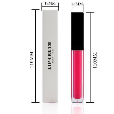 China Waterproof Custom Lip Gloss Packaging Private Label Clear Unique Transparent Tube for sale