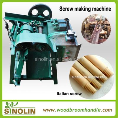 China wooden stick scew making machine SINOLIN machine for making brush handle, woodworking wood screw making machinery for sale