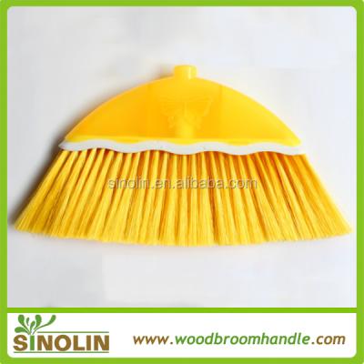 China SINOLIN household high quality low price plastic broom, plastic broom with handle for sale