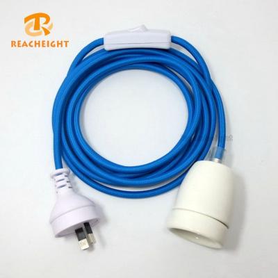 China Austrian Home Appliance Socket E27 Power Lamp Cord Pendant Cable Set for sale