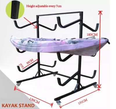 China Deluxe Stocked Kayak Display Storage Rack for sale