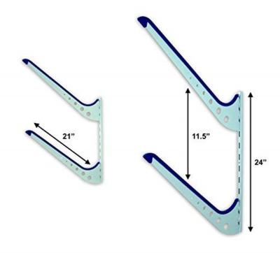 China Stored Adjustable 2 Surfboard Wall Mount Rack for sale