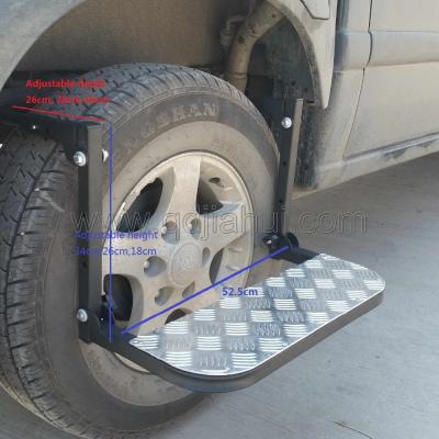 China Portable Folding Tire Step And Wheel Ladder 400LBS for sale