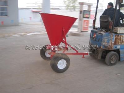 China TOW BEHIND 650LBS tow behind ATV spreader and salt spreader for sale