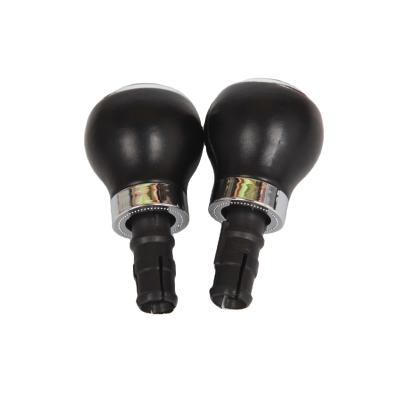 China Wholesale Black Leather 5 Speed ​​Gear Shift Knob Leather And PC Universal For VW Sagitar With Low Price for sale