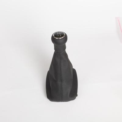 China Hot Sale Leather Car Gear Shift Knob And Cover Fit For 5/6 Speed ​​Fit For Audi A6 for sale